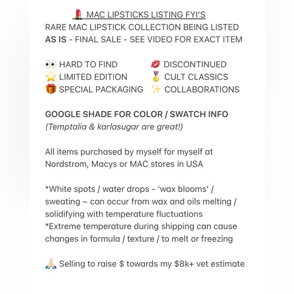 BNWB Dreaminess MAC Mineralized Rich Lipstick Limited Edition - Picture 7 of 12